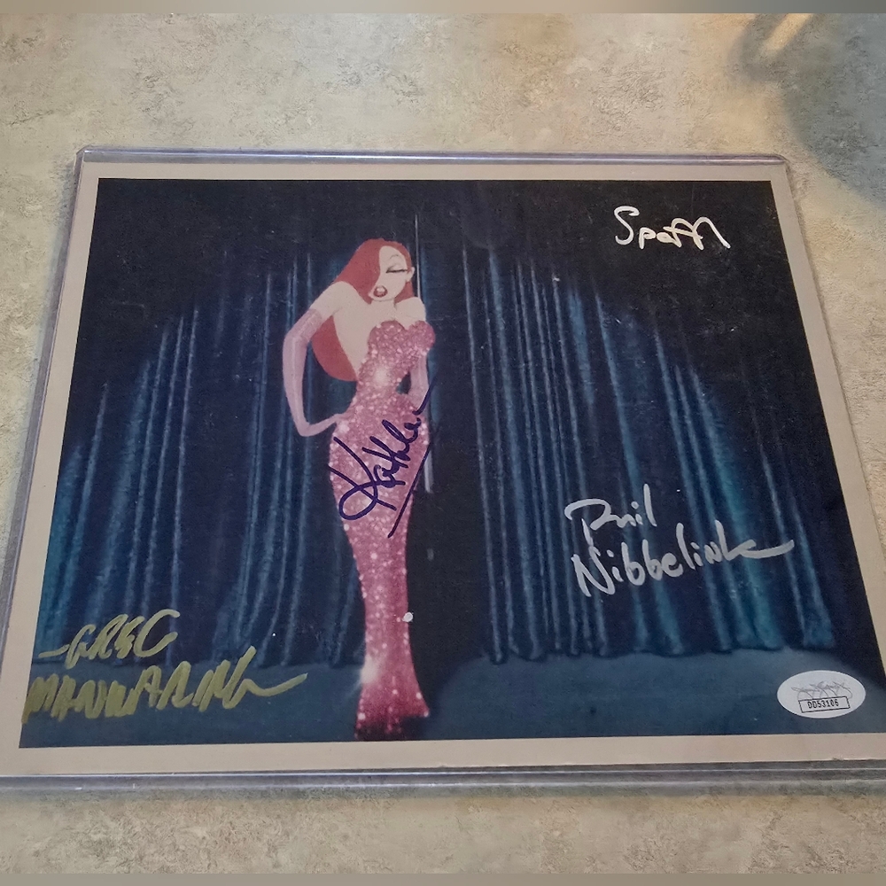 Signed Jessica Rabbit Photo - Picture 1 of 6